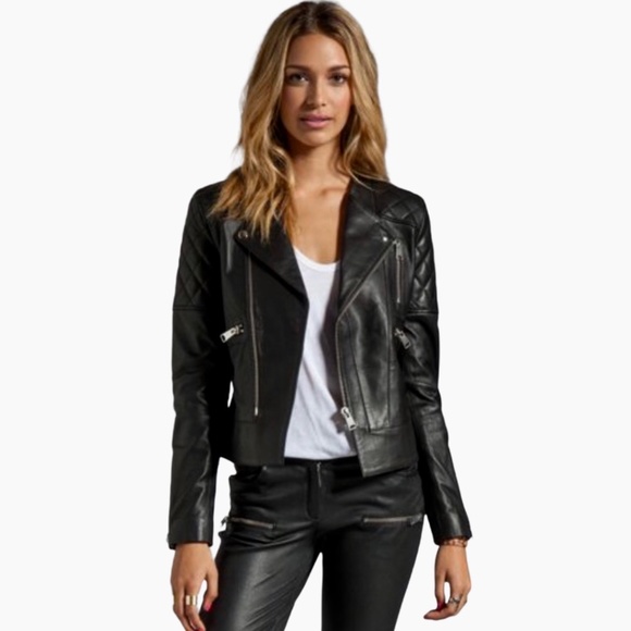 anine bing biker jacket